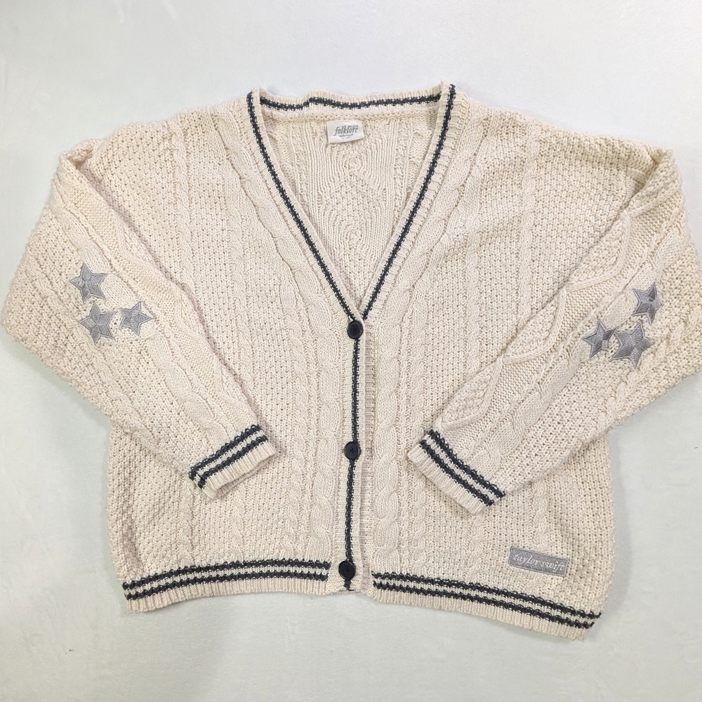 Official Taylor Swift Folklore Cardigan | Limited Edition‎ Cream Knit XL/2XL